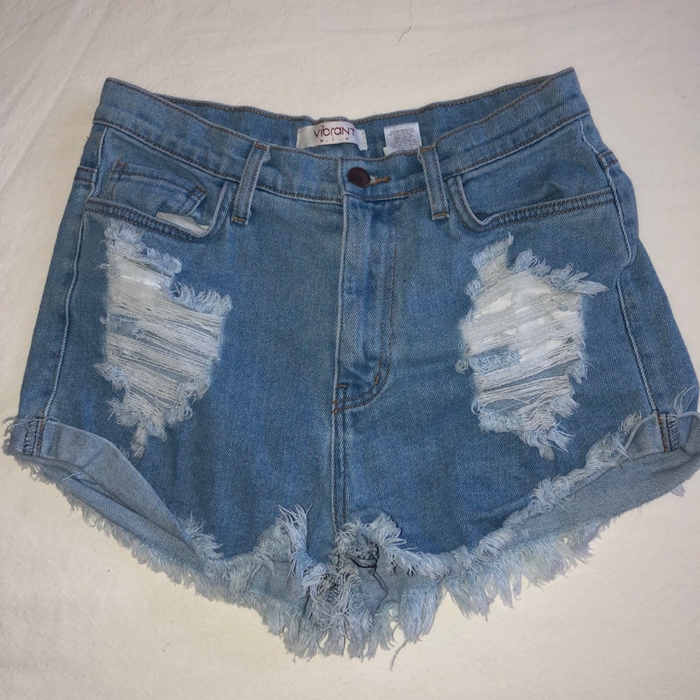 High waisted shorts
